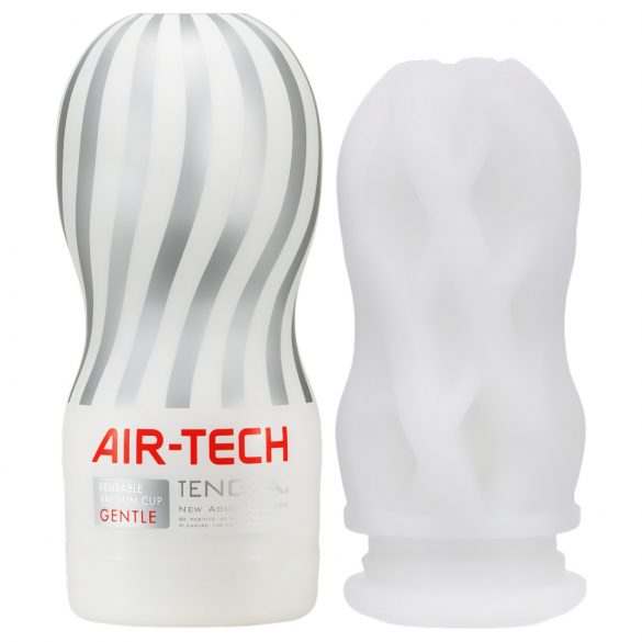 TENGA Air Tech Gentle - višekratni masturbator (bijeli)