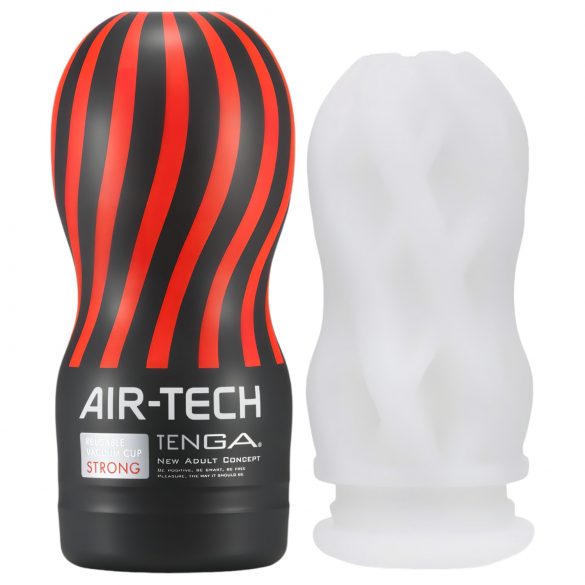 TENGA Air Tech Strong - višekratni masturbator (bijela)