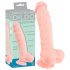 Medicinski - medicinski silikonski dildo (24cm) - prirodan