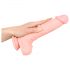 Medicinski - medicinski silikonski dildo (24cm) - prirodan