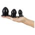 You2Toys - Stretching Plug Kit - set analnih čepova - 3 kom (crni)