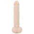 Nature Skin - realistični dildo s postoljem - prirodna boja (veliki)