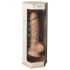 Silexd 7 - dildo sa vakuumskom bazom - 17,5 cm (natural)