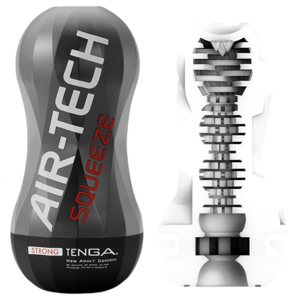 TENGA Air-Tech Squeeze Strong - usisni masturbator (crni)