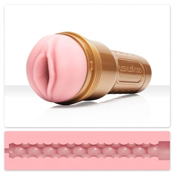 Fleshlight GO Stamina Training Unit Lady - kompaktna vagina (ružičasta)