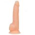 Naked Addiction 8 - realistični dildo s postoljem za pričvršćivanje (20 cm)