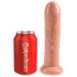 King Cock 7 - realistični dildo (18cm) - prirodni