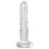 King Cock Clear 6 - vakuumski dildo (15 cm)