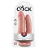 Dupli penetrator King Cock - realistični dupli dildo (prirodni)