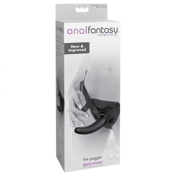 Analfantasy The Pegger - strap-on dildo (crna)