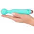 Cuties Mini Wand - bežični, vodootporni masažer vibrator (zeleni)