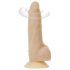 Naked Addiction Rotating 7 - akumulatorski, rotirajući vibrator (18 cm) - prirodni