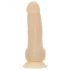 Naked Addiction Rotating 7 - akumulatorski, rotirajući vibrator (18 cm) - prirodni