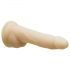 Naked Addiction Rotating 7 - akumulatorski, rotirajući vibrator (18 cm) - prirodni