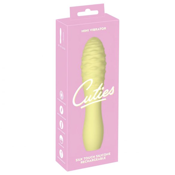 Cuties Mini 3 - punjivi, vodootporni, masažni vibrator (žuti)