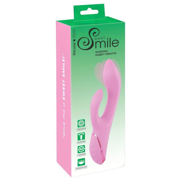 SMILE Nodding - punjiva, klitoralna ruka, vibrator za kimanje (roza)