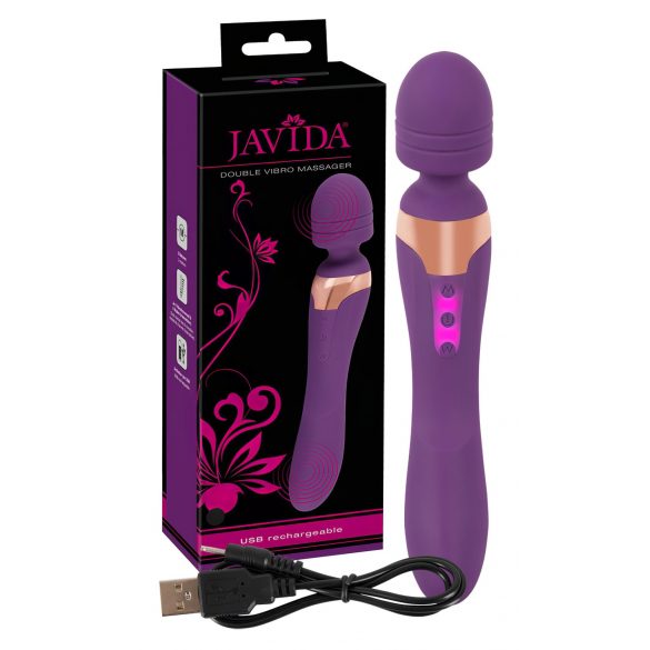 Javida Double - masažni vibrator (ljubičasti)