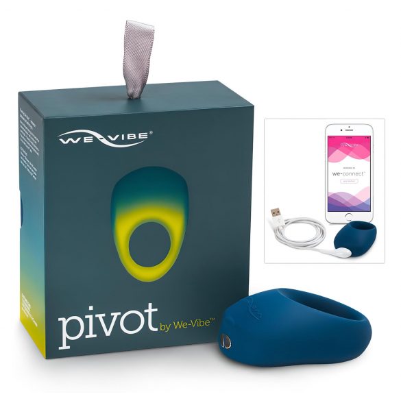 We-Vibe Pivot - punjivi, vibrirajući prsten za penis (noćno plavi)