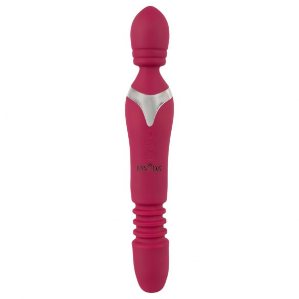 Javida Thrusting - 3u1 vibrator za masažu (crveni)