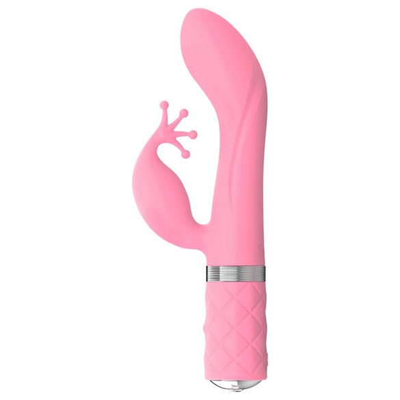 Pillow Talk Kinky - punjivi G-točka vibrator s 2 motora (ružičasti)