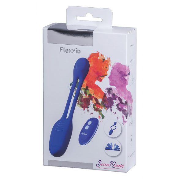 BeauMents Flexxio - 2-motorski parni vibrator (plava)