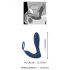 You2Toys Prostate Plug - radio analni vibrator s prstenom za penis (plavi)