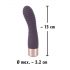 You2Toys Elegant Flexy - punjivi, naborani G-točka vibrator (tamnoljubičasti)