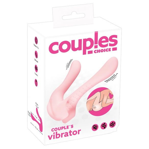 Par izbora - dvomotorni parni vibrator (nježno ružičasti)