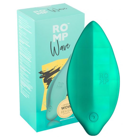 ROMP Wave - bežični, vodootporni klitorisni vibrator (zeleni)