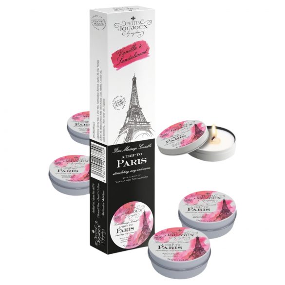 Petits Joujoux Paris - svijeća za masažu - vanilija-sandal (5 x 43ml)