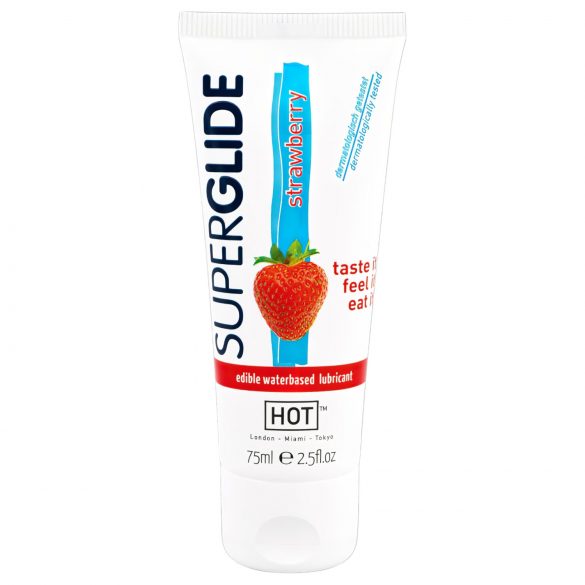 HOT Superglide Jagoda - jestivo lubrikant (75ml)