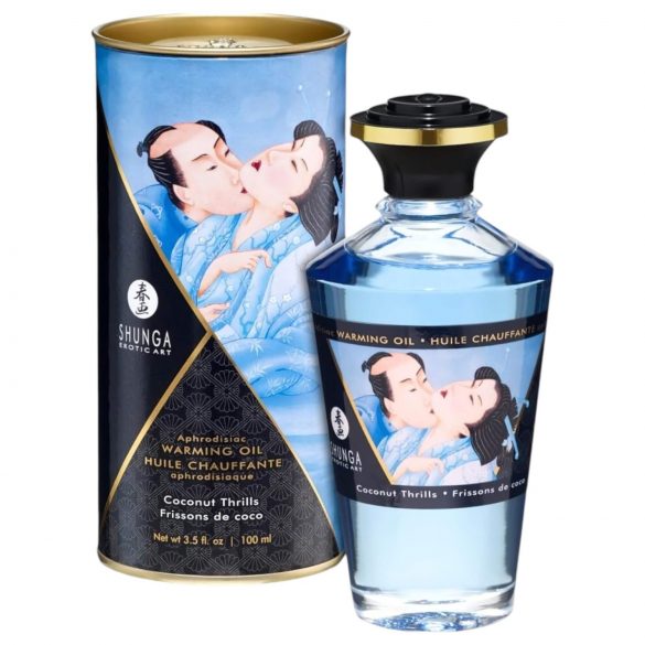 Shunga - zagrijavajuće ulje za masažu - kokos (100 ml)