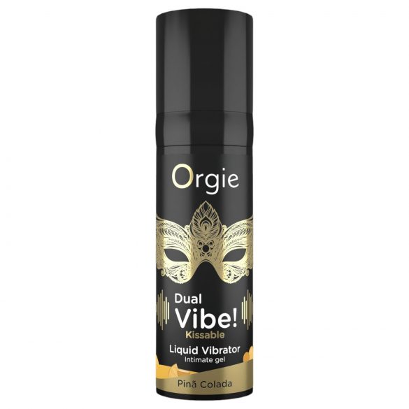 Orgie Dual Vibe! - tekući vibrator - Piña Colada (15 ml)