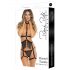 Rene Rofe Rassel Tassle - ukrasni body harness i tanga (crna) - S-L