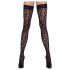 Cottelli Legwear - tajice s printom pantere (crne)