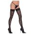 Cottelli Legwear - tajice s printom pantere (crne)