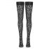 Cottelli Legwear - tajice s printom pantere (crne)