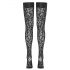 Cottelli Legwear - tajice s printom pantere (crne)