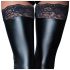 Noir - Lace Shiny Thigh Fix (crna)