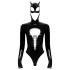 Black Velvet - Batwoman body dugih rukava (crni) - M