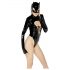 Black Velvet - Batwoman body dugih rukava (crni) - L