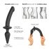 Strap-on-me Switch Polurealistični XXL - 2u1 dildo (crni)