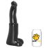 AnimHole Bull - bikov dildo penis - 25 cm (crni)