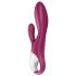 Satisfyer Heated Affair - grijači vibrator s nastavkom za klitoris (crvena)