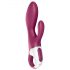 Satisfyer Heated Affair - grijači vibrator s nastavkom za klitoris (crvena)