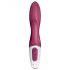 Satisfyer Heated Affair - grijači vibrator s nastavkom za klitoris (crvena)