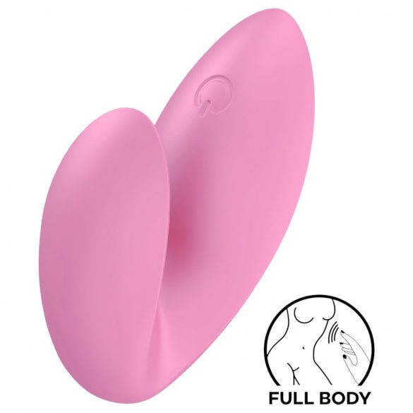 Satisfyer Love Riot - punjivi, vodootporni prstni vibrator (ružičasti)