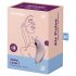 Satisfyer Vulva Lover 1 - akumulatorski klitoralni vibrator s valovima zraka (ljubičasti)