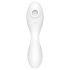 Satisfyer Curvy Trinity 5+ - pametni 2u1 vibrator (bijeli)