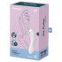 Satisfyer Curvy Trinity 5+ - pametni 2u1 vibrator (bijeli)